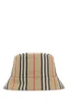 Burberry Beige Signature Bucket Hat
