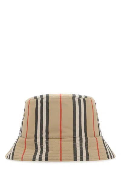 BURBERRY BURBERRY EMBROIDERED COTTON HAT