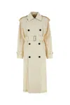 Burberry Structured Belted Trench Coat