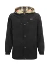 Burberry Check-pattern Reversible Hooded Jacket