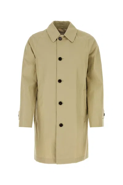 Burberry Coat In Neutrals