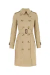 BURBERRY CAPPUCCINO COTTON TRENCH COAT