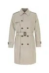 Burberry Belted Cotton-gabardine Trench Coat