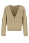 Burberry Women's Cappuccino Wool Blend Sweater