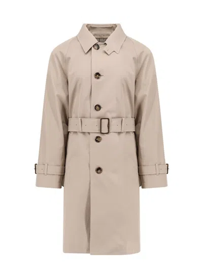 BURBERRY CAPUCCINO GABARDINE TRENCH COAT