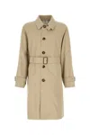 Burberry Trench Coat Gabardine Ajustable Cuffs Back Vent In Nude