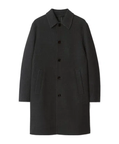 Burberry Mid-length Wool Car Coat In Animal Print