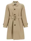 Burberry Trench Coat Gabardine Ajustable Cuffs Back Vent