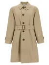 Burberry Trench Coat Gabardine Ajustable Cuffs Back Vent