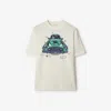 Burberry Car Cotton T-shirt In Chalk