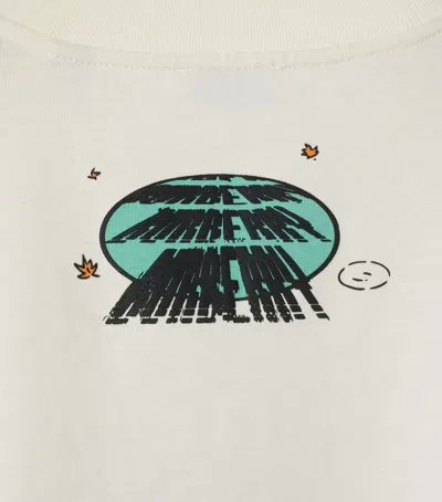 Burberry Car-print Graphic T-shirt In White