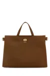 Burberry Caramel Leather Medium Cotswolds Handbag In Brown