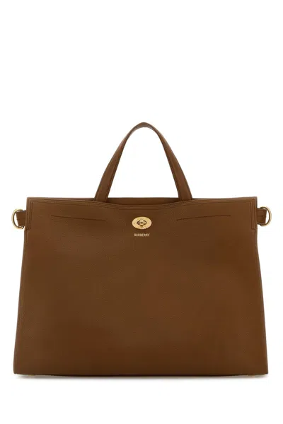 Burberry Caramel Leather Medium Cotswolds Handbag