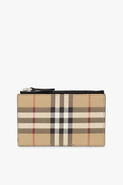 Burberry Card Holder In Archive Beige