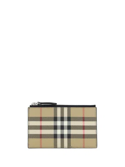 Burberry Card Holder In Archive Beige