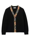 Burberry Cardigan In Black