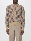 Burberry Cardigan  Men Color Sand In Neutral