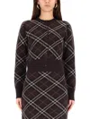 Burberry Celine Triomphe Crewneck Sweater In Brown