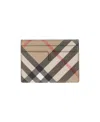 Burberry Beige Ms Tall Sandon Card Holder In Neutral