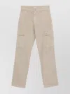 Burberry Cargo Cotton Trousers With Multiple Pockets