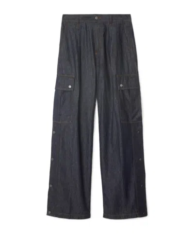 BURBERRY BURBERRY WIDE-LEG CARGO JEANS