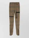 Burberry Cargo Pant With Embroidered Viscose Blend