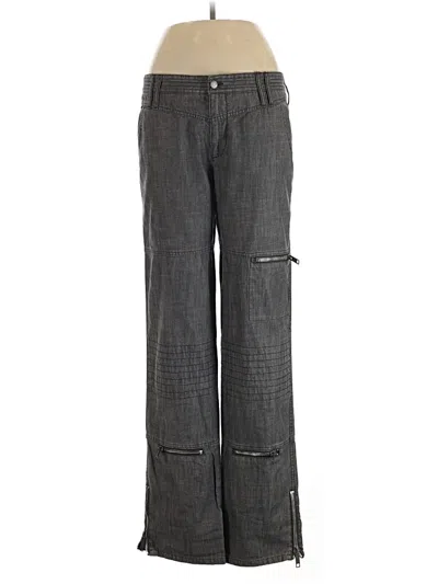 Pre-owned Burberry Cargo Pants In Gray