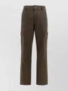 Burberry Cargo Trousers With Belt Loops And Stitch Detailing