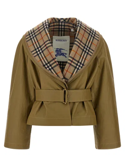 Burberry Carlton Jacket In Green