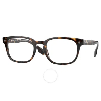 Burberry Carlyle Demo Rectangular Men's Eyeglasses Be2335 3002 53 In Black