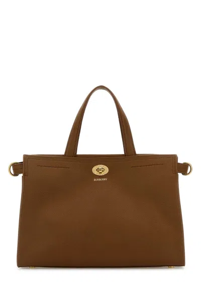 Burberry Carmel Leather Small Cotswolds Handbag