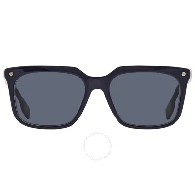 Burberry Carnaby Dark Gray Square Men's Sunglasses Be4337f 379987 56