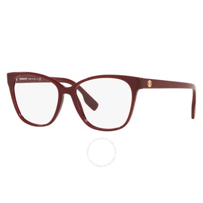 Burberry Caroline Demo Cat Eye Ladies Eyeglasses Be2345 3403 54 In Brown