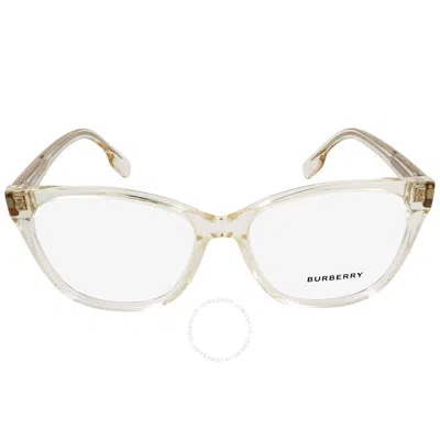 Burberry Caroline Demo Cat Eye Ladies Eyeglasses Be2345 3852 52 In Red