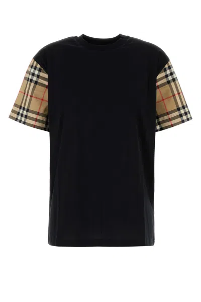 Burberry Carrick Chk Slv Org-l Nd  Female In Black