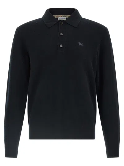 Burberry Poor Shirt In Cashmere In Black