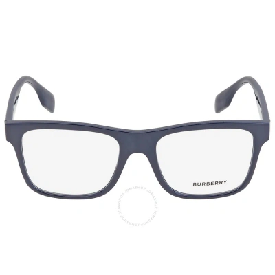 Burberry Carter Demo Square Men's Eyeglasses Be2353 3961 53 In Gray