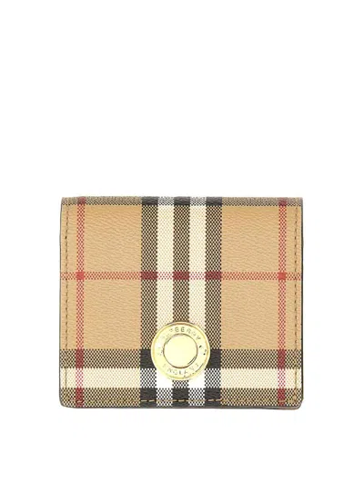 Burberry Small Book Wallet In Multicolour