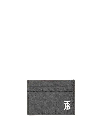 Burberry Credit Card Holder Tb In Black