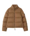 Burberry Ambleside Cashmere Down Puffer Jacket In Brown