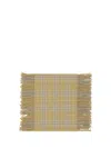 Burberry Cashmere And Linen Scarf In Beige
