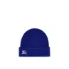 Burberry Cashmere Beanie Hat Men In Blue