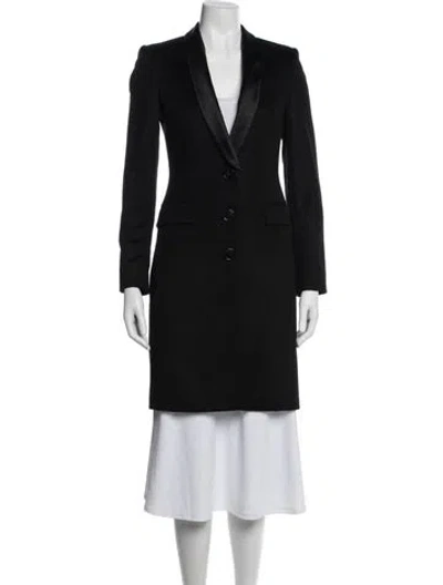 Pre-owned Burberry Cashmere Blazer In Blue