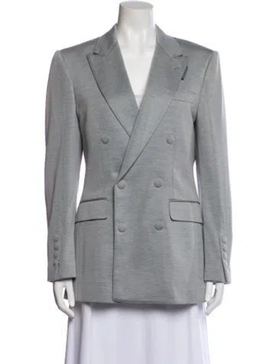 Pre-owned Burberry Cashmere Blazer W/ Tags In Gray