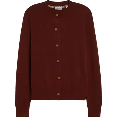 BURBERRY BURBERRY CASHMERE BLEND CARDIGAN