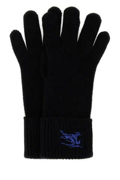 Burberry Cashmere Blend Gloves In Silver