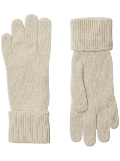 Burberry Cashmere Blend Gloves In Neutrals
