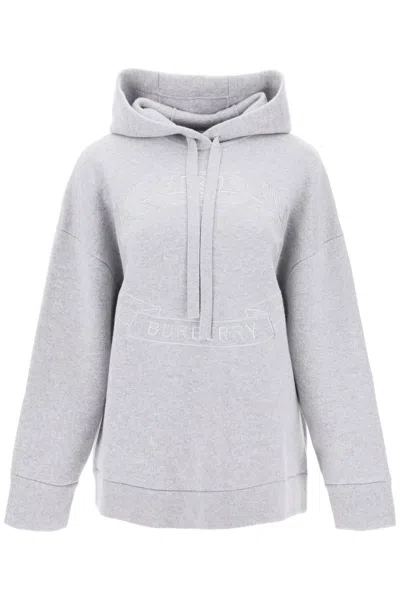 BURBERRY CASHMERE BLEND HOODIE FOR WOMEN