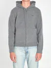 Burberry Cashmere-blend Hoodie Sweatshirt In Gray