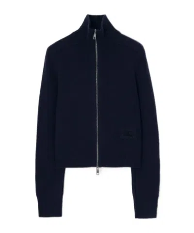 Burberry Cashmere Blend Jacket In Animal Print